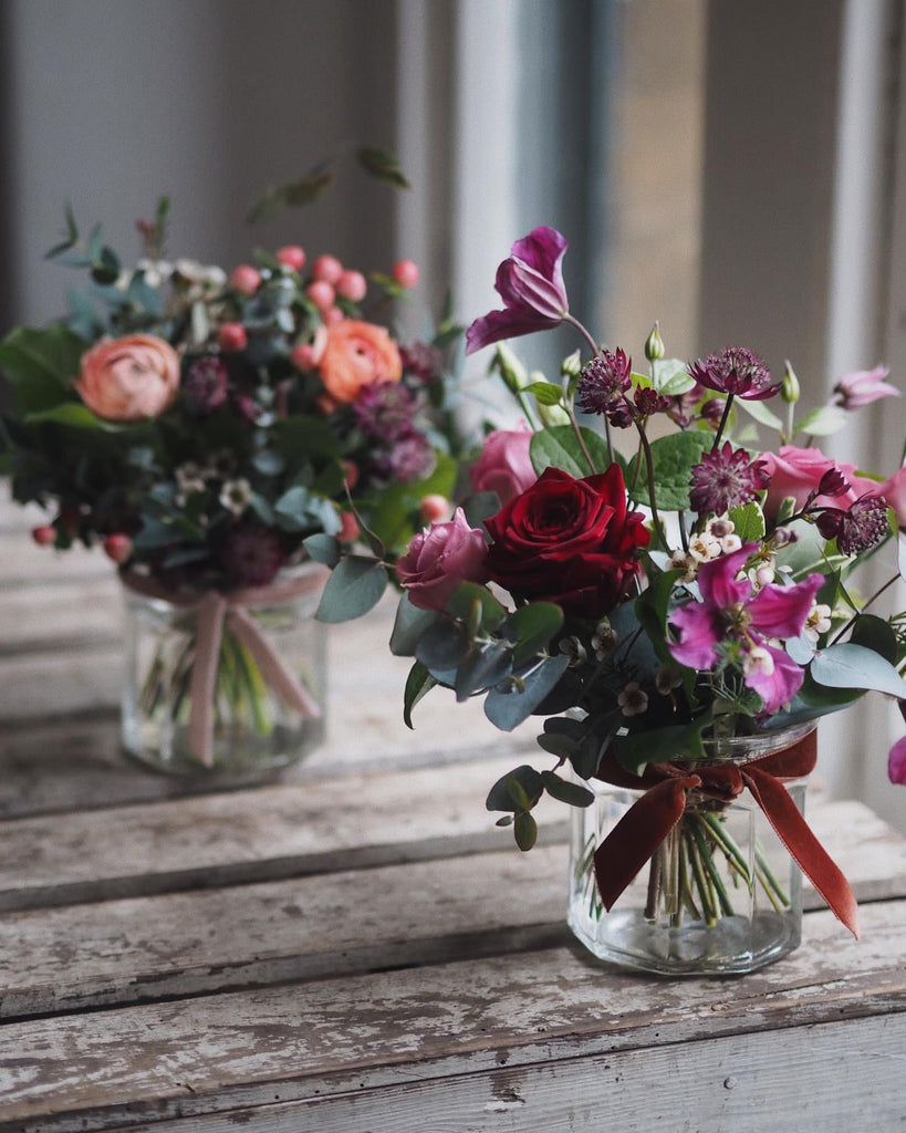 Summer Jar Arrangements.